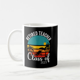 Mug Retro Retraité Enseignant Classe De 2023 Enseignem