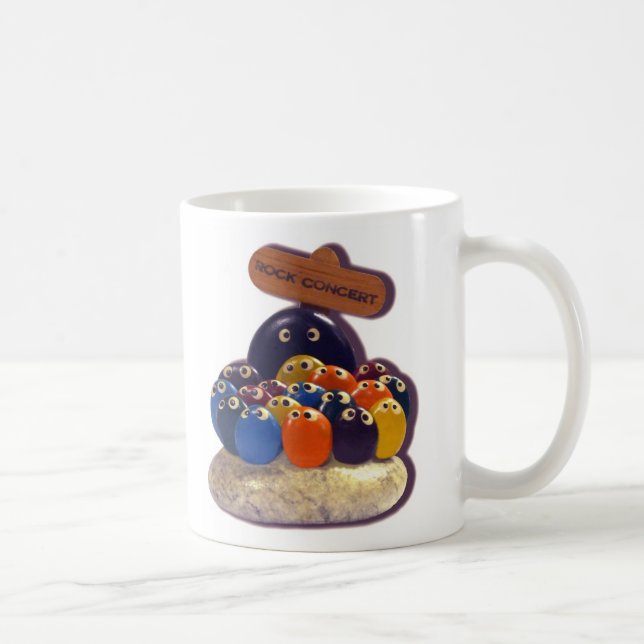 Mug RÉTRO ROCHE DRÔLE des années 1970 de CONCERT DE (Droite)
