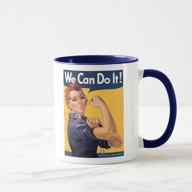 Mug Rétro Rosie nous pouvons le faire (Droite)