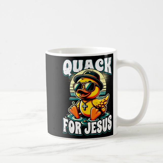 Mug Retro Rubber Duck Christian Rubber Ducky Quacks Fo (Droite)