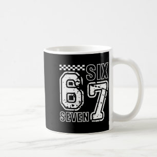 Mug Rétro Six Sept Nombres Humour Intelligent 6 7 Mème