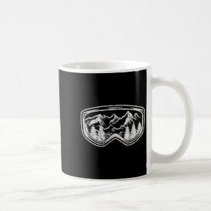 Mug Retro Ski Snowboard Goggings Cadeau Ski Snow Winte