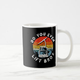 Mug Retro Ski Vintage Vous Même Soulevez Bro_ _1