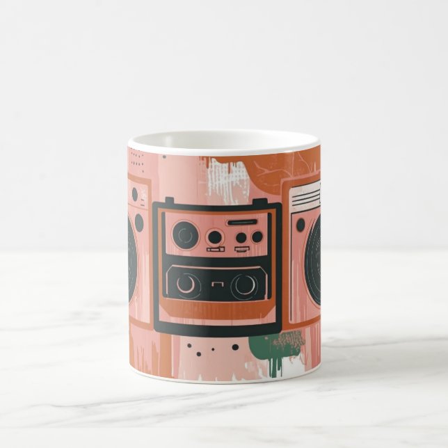 Mug Retro-style portable radio cassette players (Centre)