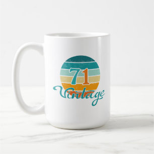 Mug Retro Sunset 71 Vintage en détresse