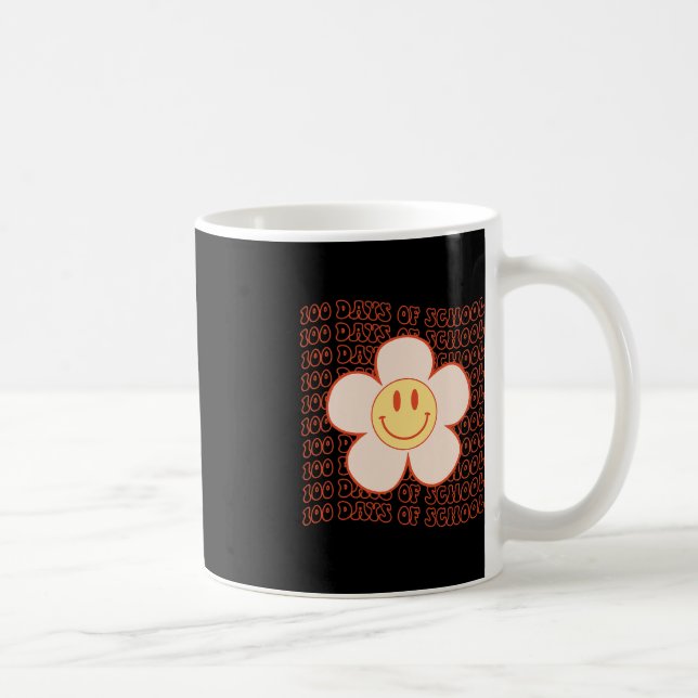 Mug Retro Super Joyeux Visage 100 Jours De Mignonne D' (Droite)