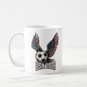 Mug Retro USA Soccer 2026 Ailes d'aigle