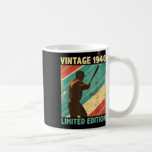 Mug Retro Vintage 1940 Baseball Lover Limited Edition
