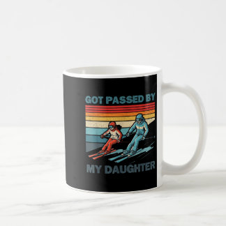 Mug Rétro vintage dépassé par ma fille drôle en ski