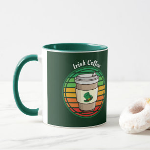 Mug Retro Vintage Irish Coffee Hot Drink to Go
