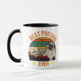Mug Retro Vintage meilleur Carlin papa jamais