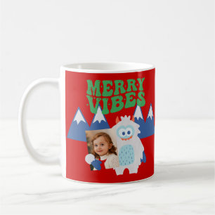 Mug Retro Yeti Whimsical Kids Noël