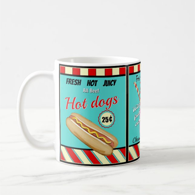 Mug Rétros signes de wagon-restaurant (Gauche)