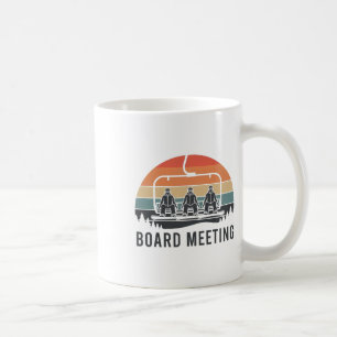 Mug Réunion de planche de snowboard Remontée mécanique