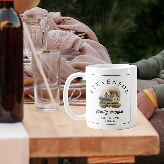 Mug Réunion familiale rustique (Créateur téléchargé)