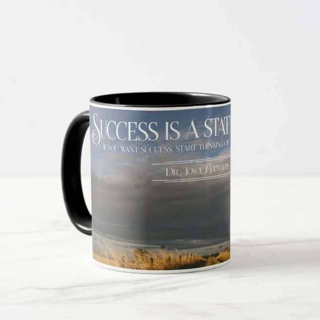 Mug Réussite Un État D'Esprit (Devant gauche)
