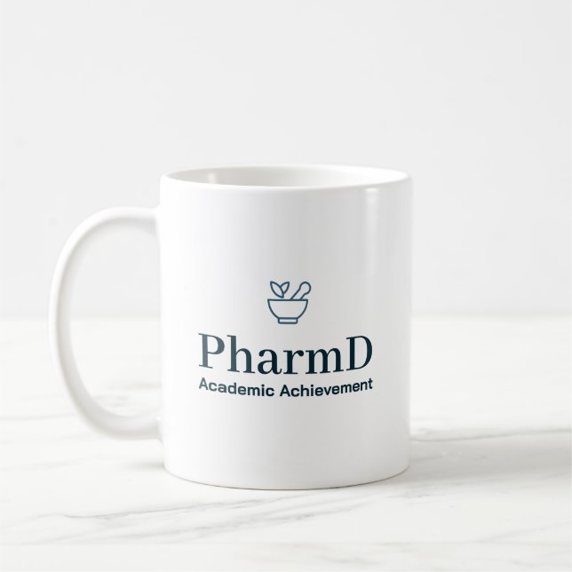 Mug Réussite universitaire en PharmD (Gauche)