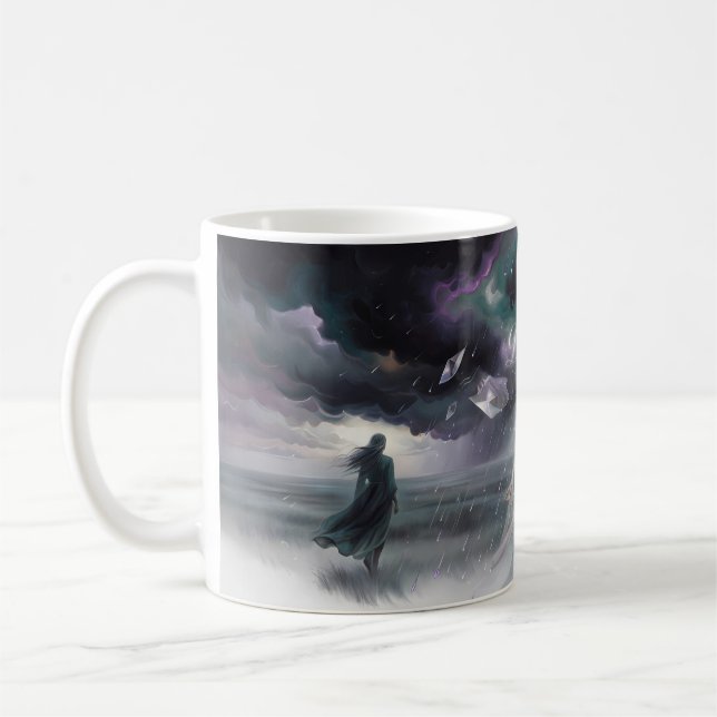 Mug Rêve de Fantaisie de Réveil de Cœur Tempête Lu (Gauche)