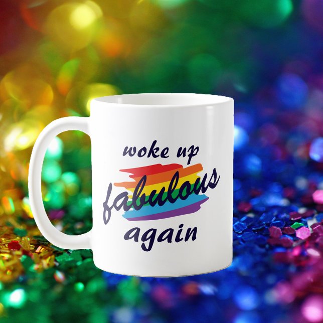Mug Réveillé Fabuleux encore un Gay pride drôle (Créateur téléchargé)