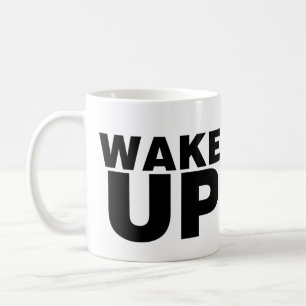 Mug Réveille-toi noir