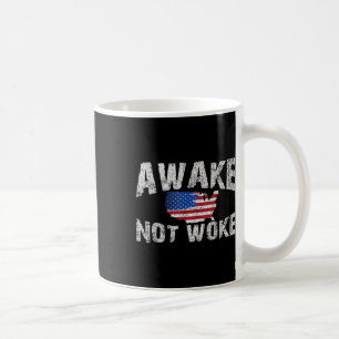 Mug Réveillez Mais Pas Réveillé Usa 4 juillet Patriote