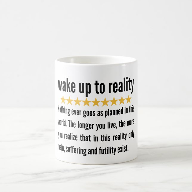 Mug Réveillez-vous avec la réalité | madara uchiha cit (Centre)