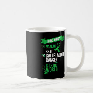Mug Réveillez-vous battre la vésicule vésicale Cancer 