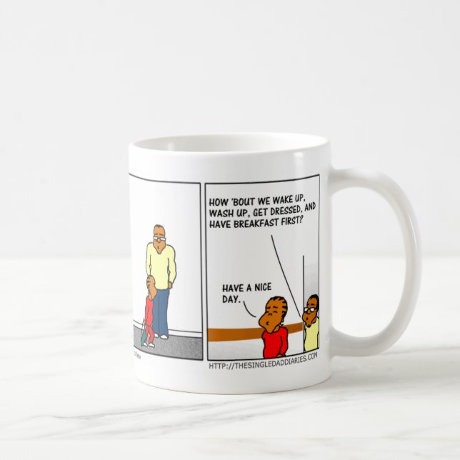Mug Réveillez-vous d'abord (Droite)