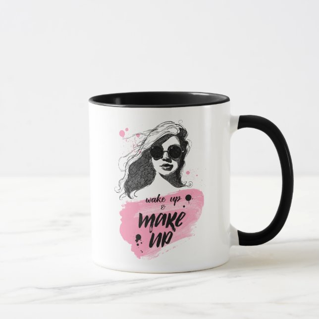 Mug Réveillez-vous et composez (Droite)