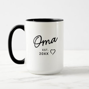 Mug Révélation de grossesse de premier petit-enfant d'