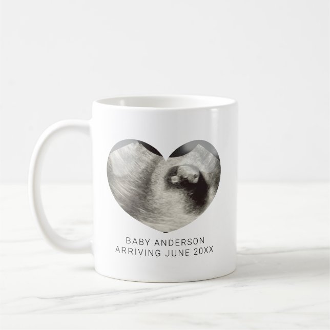 Mug Révélation de grossesse d'un Ultrasonage cardiaque (Gauche)