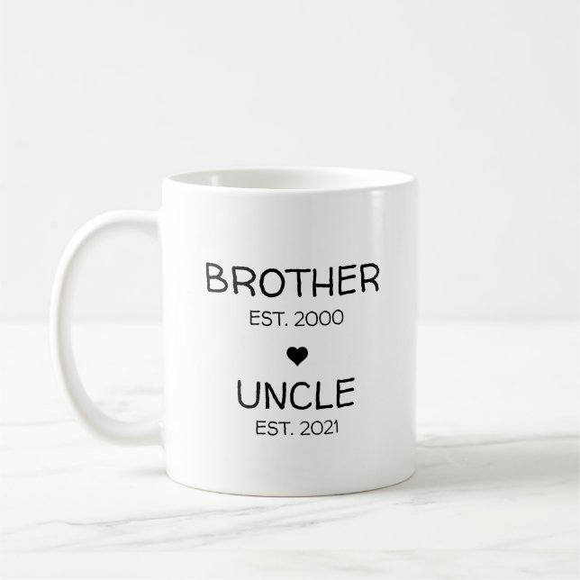 Mug Révélation de la Faire-part de grossesse de l'oncl (Gauche)