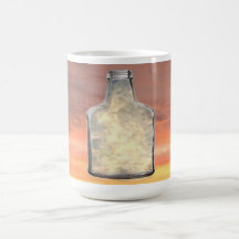 Rêves dans une bouteille sur une