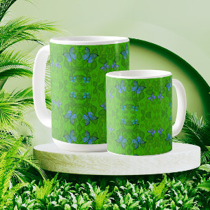 Mug Rêves de la Forêt Tropicale Vigne Papillon 