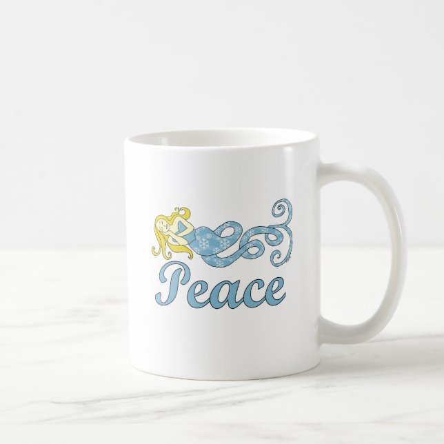 Mug Rêves de vacances de sirène de paix (Droite)