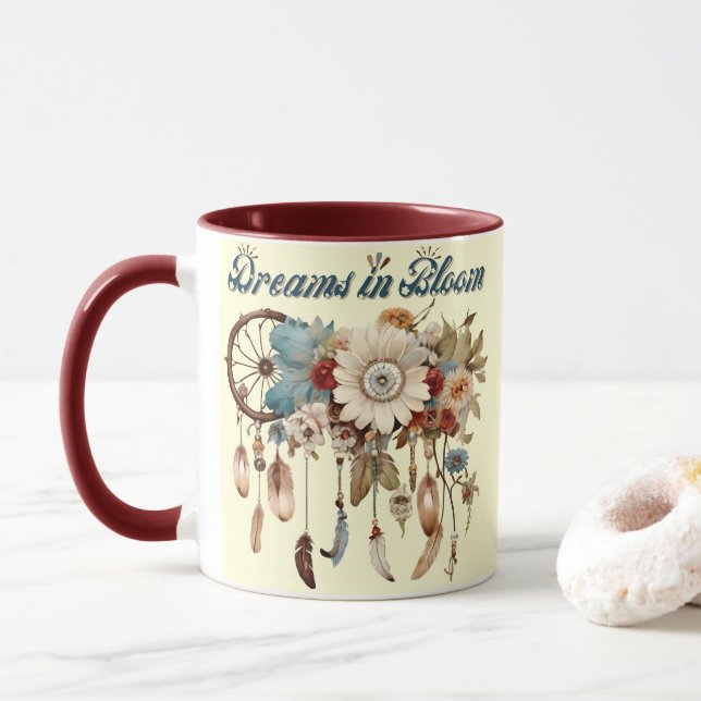 Mug Rêves en fleurs (Avec donut)