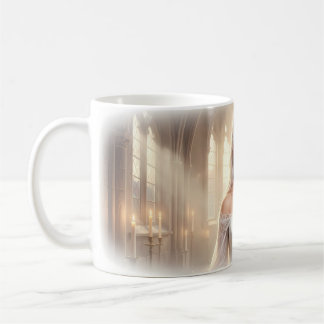 Mug Rêveuse Mariée Lumière de Cathédrale et Grâce