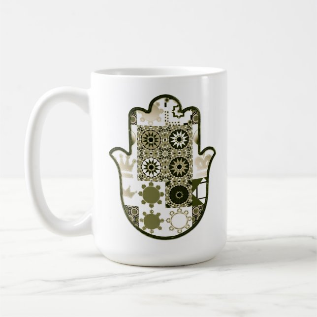 Mug Revisit Khamsa Patchwork Main de 1 (Gauche)