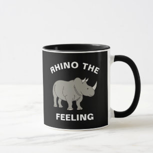 Mug Rhino Le Sentiment Amusant Faune Rhinoceros Pun
