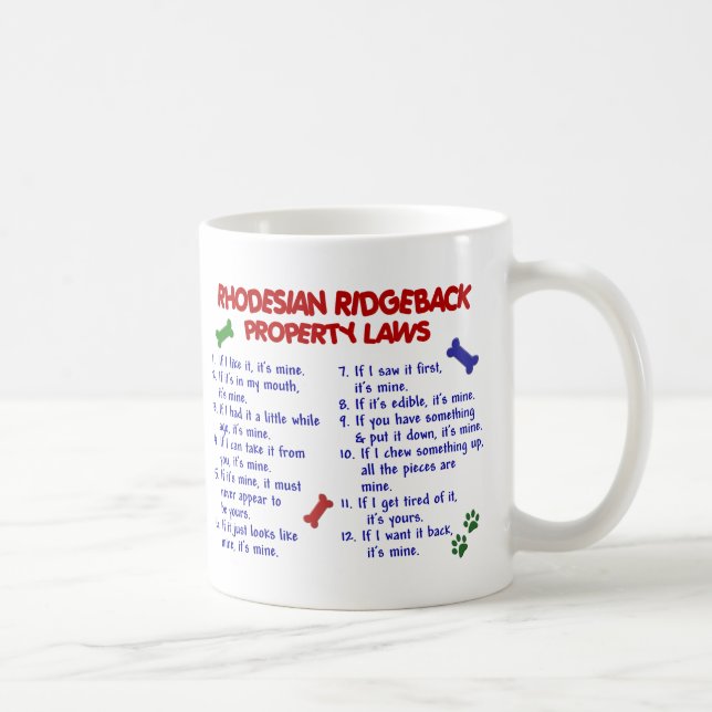 MUG RHODESIAN RIDGEBACK (Droite)