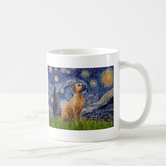 Mug RhodesianRidgeback 2 - Nuit étoilée (Droite)