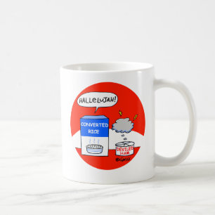 Mug Rice converti amusant et pasteur de jambon dévié