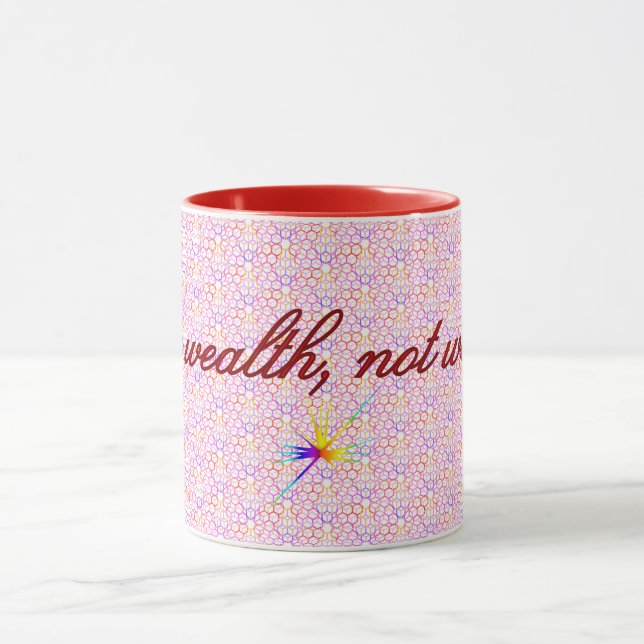 Mug Richesse fiscale géométrique, Musique de relevé (Centre)