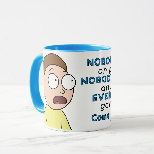 Mug RICK ET MORTY™| Il N'Y A Personne À But Lucratif (Devant gauche)