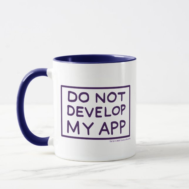 MUG RICK ET MORTY™| NE PAS DÉVELOPPER MON APP (Gauche)