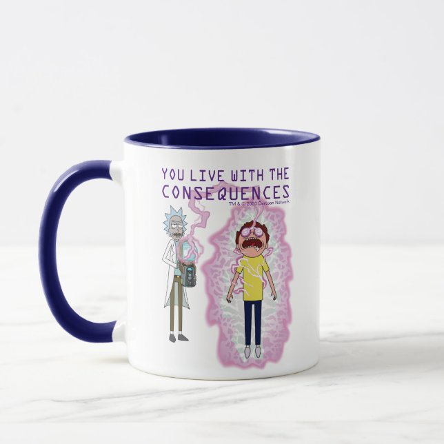Mug RICK ET MORTY™| Vous Vivez Avec Les Conséquences (Gauche)