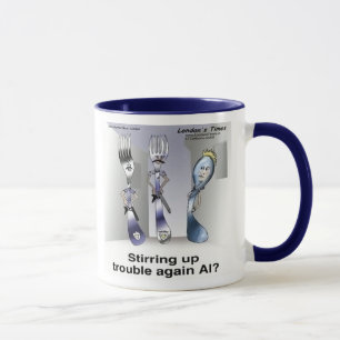 Mug Rick London Funny Silverware Police
