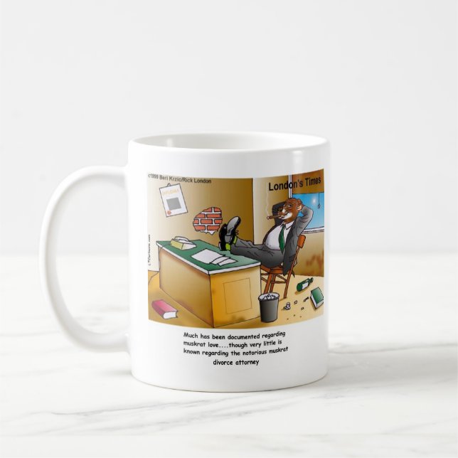 Mug Rick London Muskrat Divorce Attorney Comic (Gauche)