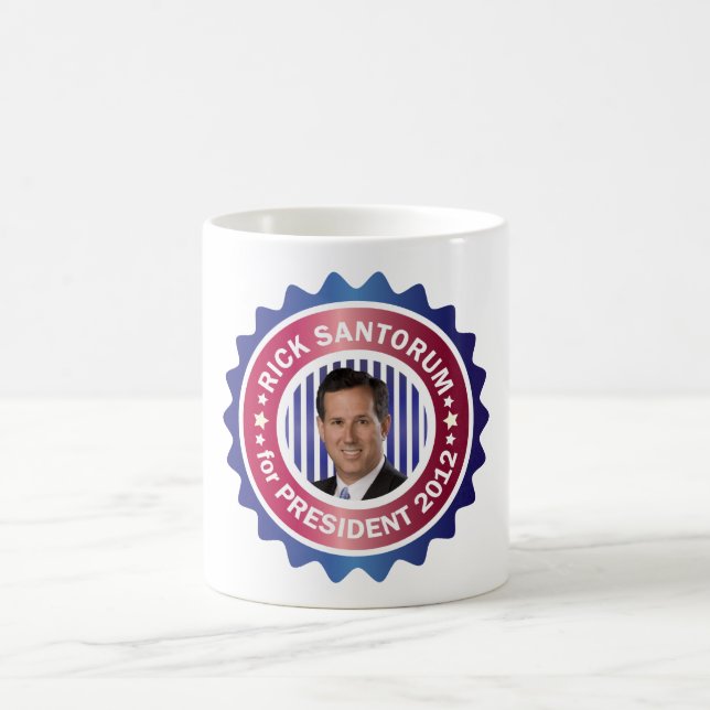 Mug Rick Santorum à la présidence 2012 (Centre)