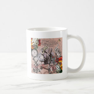 Mug rideau d'alice nonsense pays des merveilles